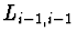 $L_{i-1,i-1}$