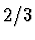 $2/3$