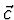 $\vec{c}$