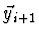$\vec{y}_{i+1}$