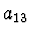 $a_{13}$