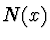 $N(x)$